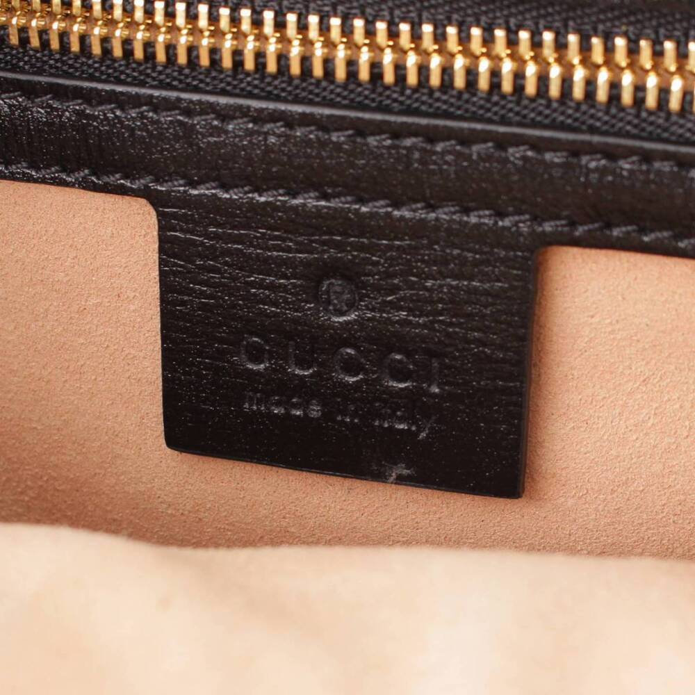 Gucci Bag Leather Shoulder Black Horsebit - Picture 6 of 8